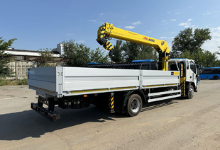JAC N120L КМУ HYVA HST6.3 E3 (6т) БОРТ 6,3×2,54×0,6м